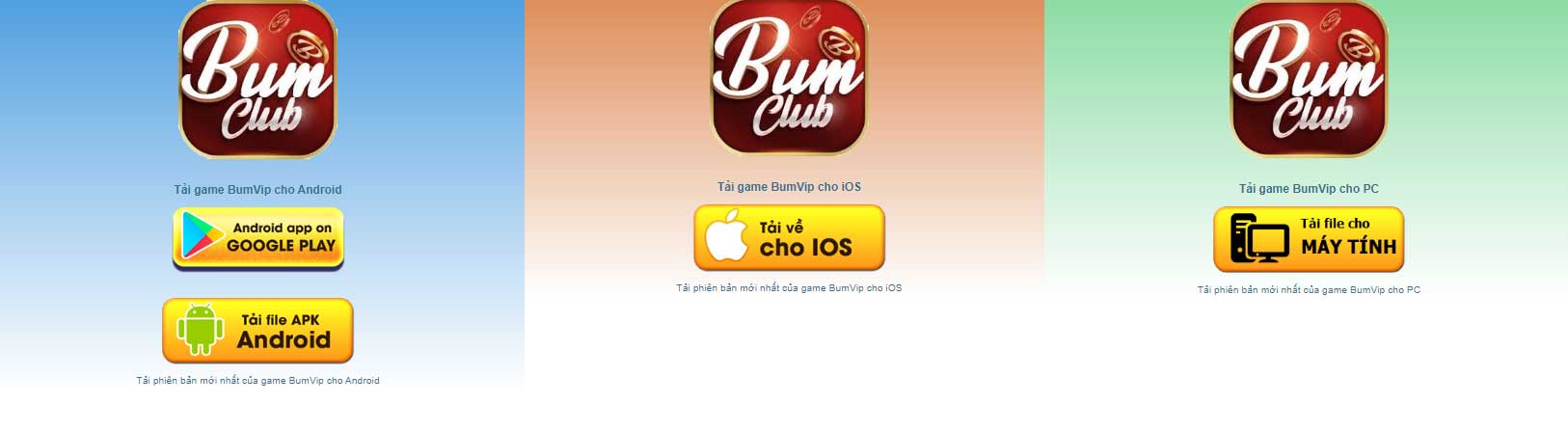 Game đa nền tảng – Cách tải BumClub Cổng game quốc tế iOS, APK, PC