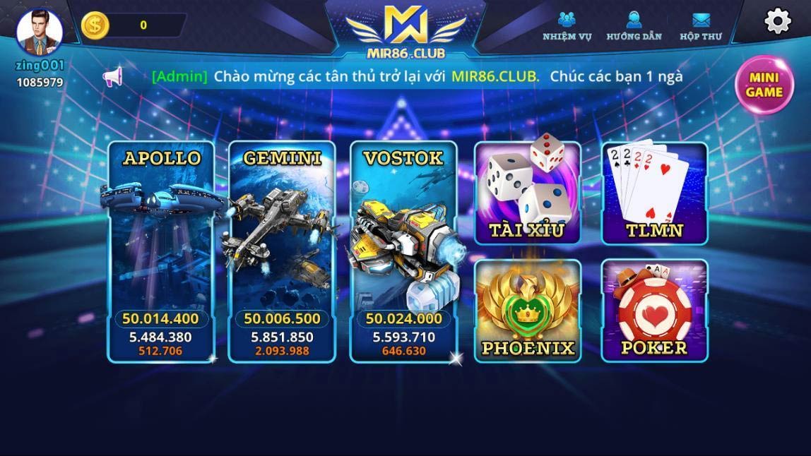Đánh giá cổng game Mir86 Club